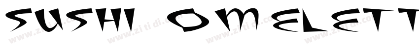Sushi Omelette字体转换